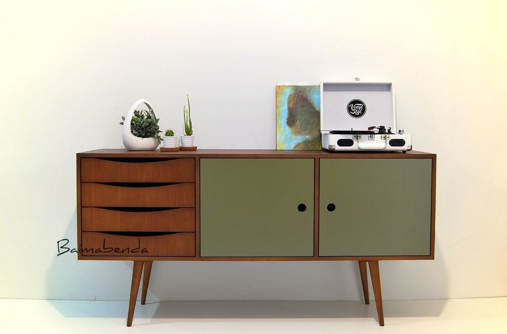 Móvel Aparador / Sideboard / Retro Vintage / Estilo Nórdico c/gavetas